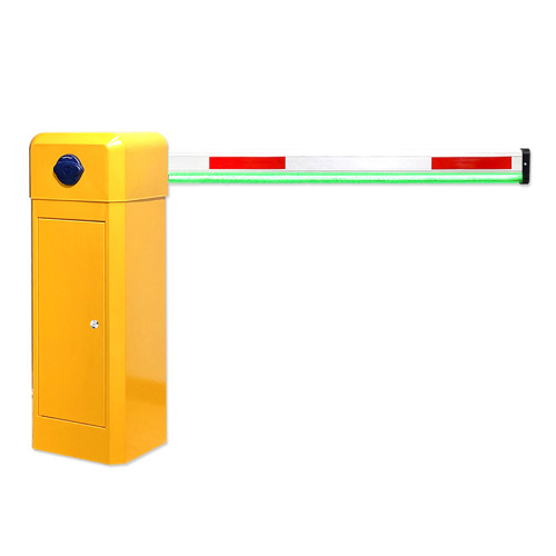 Remote straight parking barrier gate control vehicles