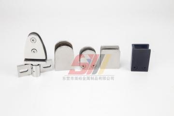 304 316 D Type glass clamps mirror surface
