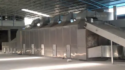 Fruit continuous drying machine mesh belt dryer