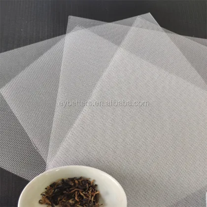 Plain Woven Nylon Monofilament Wire Mesh for Food and Retail Industries