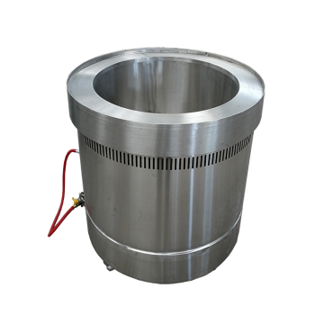 Pote de leite de aço inoxidável industrial para fogão a gás