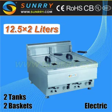 Commercial Table Top Deep Fryer 12 liters Frying Range of Potato Chips Making Machine (SY-TF600A SUNRRY)