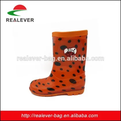 Cheap fashion children rain boot/ kids waterproof winter boots