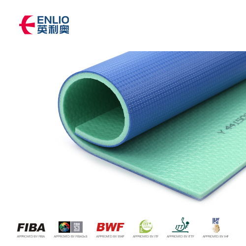 Alfombrilla de tenis de mesa para suelo de cancha de PVC ITTF