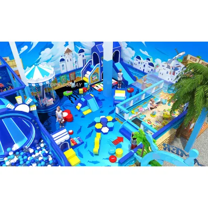 Customized Indoor Kids Playground Equipment with Slides for Professional Amusement Parks and Playgrounds