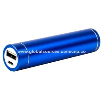 Pocket Power Banks with Flashlight, Metal Case, 2,200mAh Capacity, Simple Design, Competitive Price