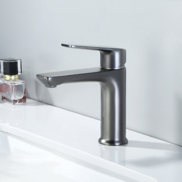 Brushed Bronze Bathroom Faucet Single Lever Basin Griferia Dorada