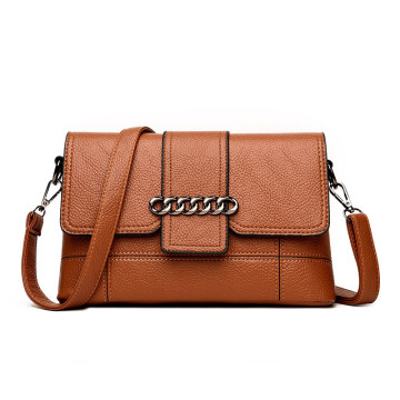 Soft leather shoulder bags female hand bags