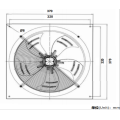 Ventile assiali a risparmio energetico con design del rotore esterno CA