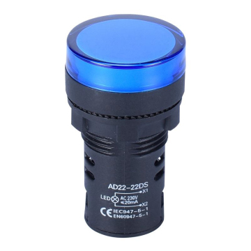 Multi-Voltage Panel Mount LED Power Lamp Indicator Light