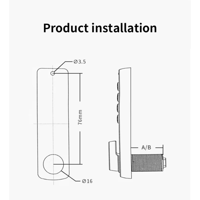Электронный 3-цифровый мебельный шкаф для детей