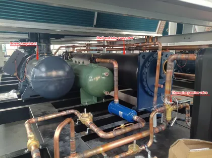 China Manufacturer Air-Cooled Screw Chiller for Restaurant and Retail Industries