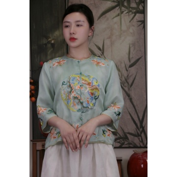 Top indigo tinta phoenixn-sihouette