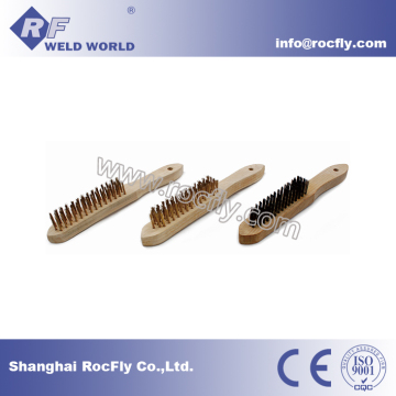 Wooden Handle Carbon Steel Wire Brush