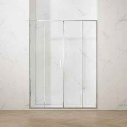 Alcove Shower Enclosure 2 Sliding Doors