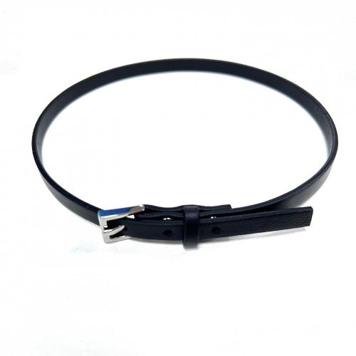 Personal charm Classic leather wristband