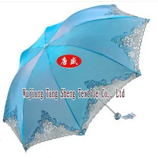 Recycled polyester uv resistant fabric paint outdoor umbrella