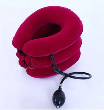 full flannel inflatable air neck traction /Soft Air-pressure Neck Traction cervical collar/cervical traction device