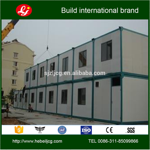 low cost and High quality 20'feet portable container house with 100mm EPS sandwich panels