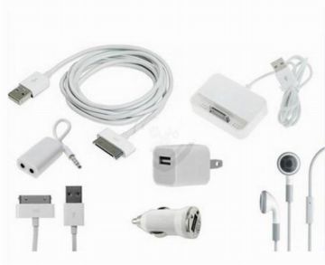 Usb Iphone Charging Kit , 7 In 1 Travel Charger Kit For Iphone , Ipod Touch