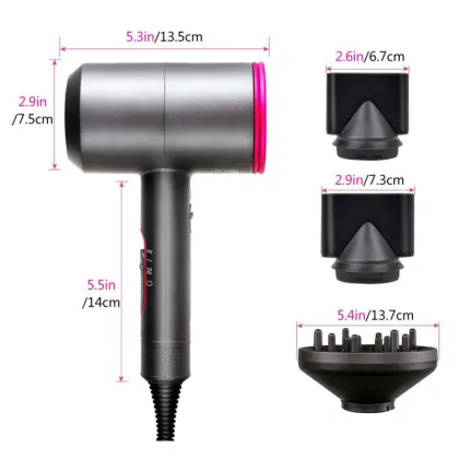Professional Strong Wind Salon Air Wind Negative Lonic Hammer Blower Hair Dryer