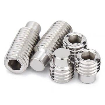 A2-70 hex socket set screw with dog end