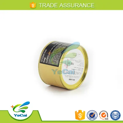 Full color printed paper packaging box for sugar with metal lids