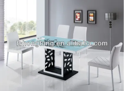 Simple dining furniture table and chairs