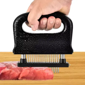 Black Meat Tenderizer Hammer with 48 Blades - Meat Tenderizer Machine