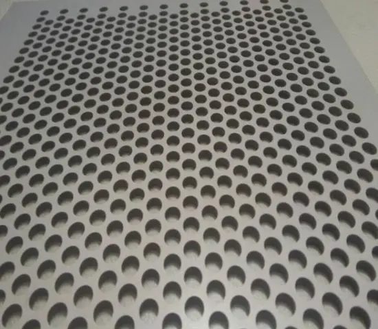 Low Carbon Plain Steel Perforated Panel