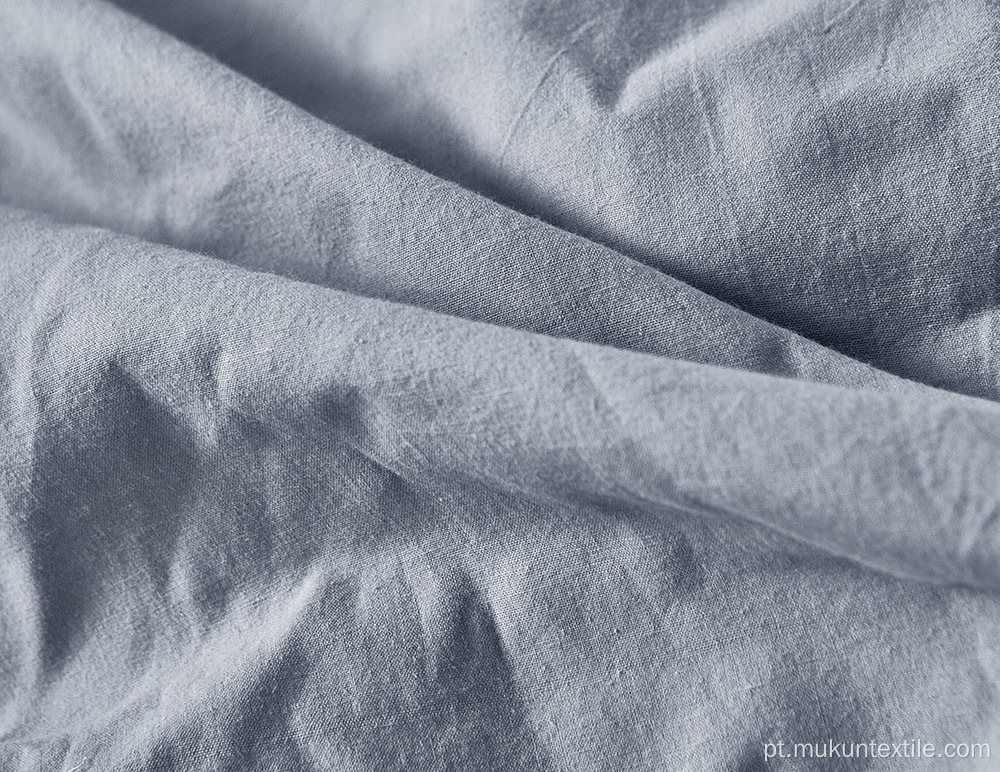 conjuntos de capa de edredon de roupa de cama de algodão lavado