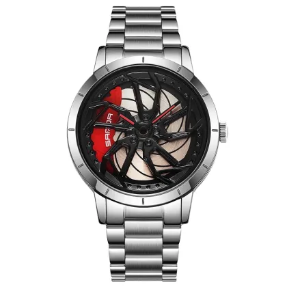 Sanda 1086 Waterproof Sports Watch with Rotating Wheel Rim