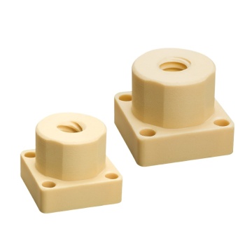 Low Friction Plastic Bearing SNSF Lead Screw Square Flange Nuts