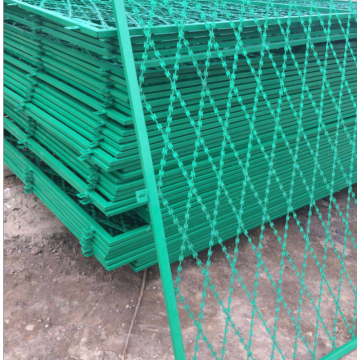 Pannello a maglie di rasoio saldato galvanizzato per la sicurezza del sito
