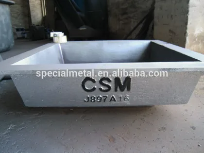 China ISO certified ingot mold foundry