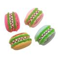 Kawaii Hamburger Resin Charms Simulation Food Diy Decoration Children Play Doll Kitchen Accessories Toys Gifts