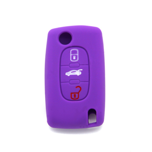 Peugeot 307 car key case silicone cover