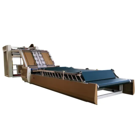 Automatic Flute Laminating and Corrugated Cardboard Making Machine