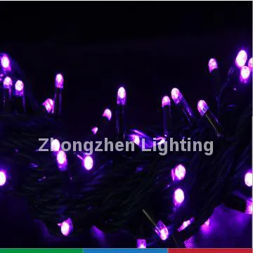 Good waterproof custom ruber wire christmas light strings