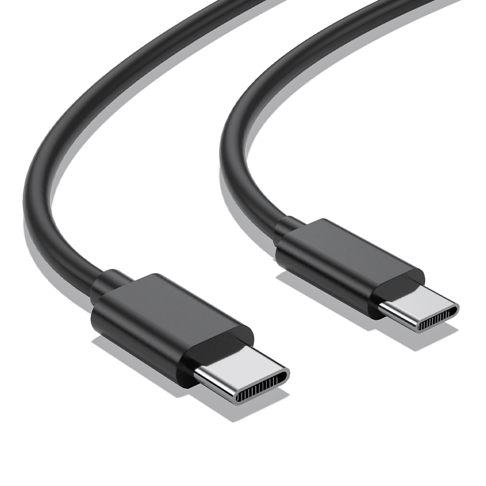 Black Type-C إلى Type-C PD Data Cable 5A 100W