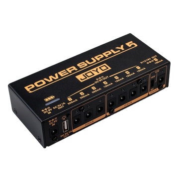 Joyo JP-05 Power Station: 4400mAh Battery Multi Channel Guitar Effect Pedal Power Supply