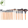 Benutzerdefinierte professionelle 24pcs Gesichtsauge-Make-up-Bürsten Set