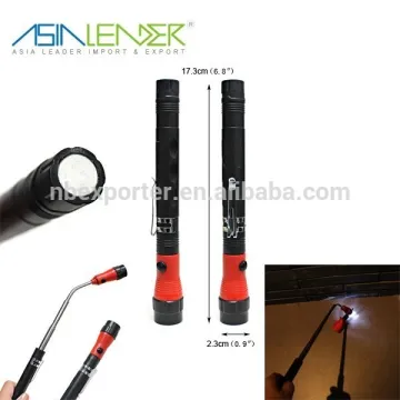 3 LED flexible flashlight with magnetic led tractor work light