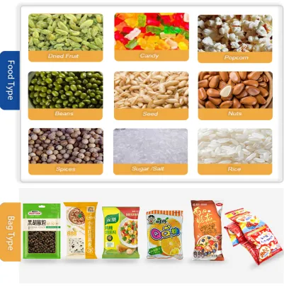 CE Snack Cashew Nuts Grape Seeds Packet Machine