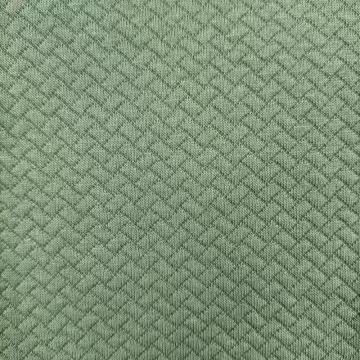 Cotton Poly Span Jacquard