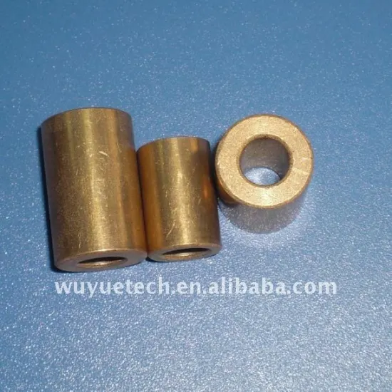 Powder metallurgical bronze bushing for home appliances