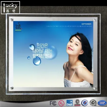 Advertising LED Light Sign Display,Slim LED Light Box Poster Display