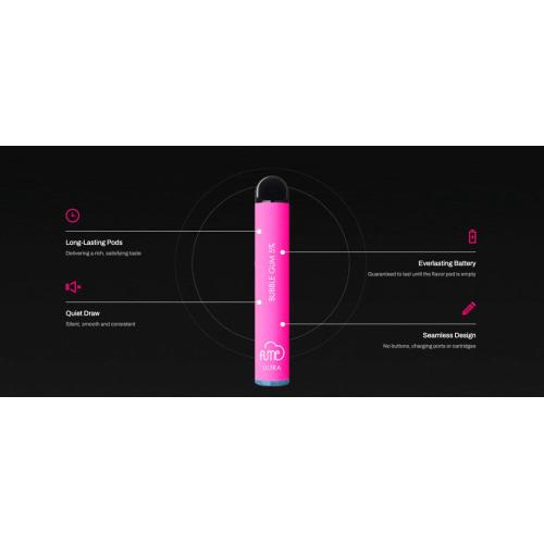 Vapor de vape desechable Ultra 2500 Puffs 5% Nic