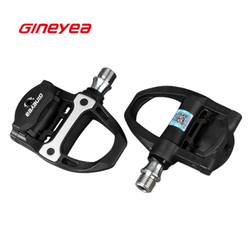 Carbon Fiber Road Bike Clipless Pedals Lightweight 210g Titanium Alloy Spindle 6 Degree Bicycle Pedals P601s