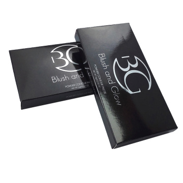 Black display cosmetic packaging box